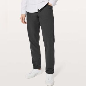 Lululemon Men's ABC Pant Classic Fit Trouser Warpstreme Dark Gray Size‎ 36